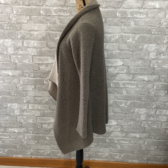 Zara Wool Blend Open Drape Cardigan - Picture 2 of 5